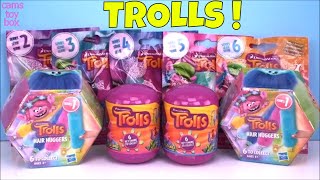 Trolls Hair Huggers Blind BAGS Surprises OPENING Dreamworks TOYS POPPY BRANCH