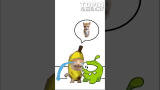 Banana Cat Ice Cream Was Stolen - Om Nom Helps Banana Cat