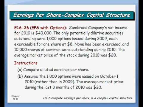 When computing diluted earnings per share stock options are
