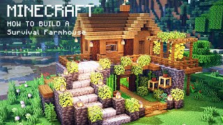 Minecraft How To Build A Survival Farm House