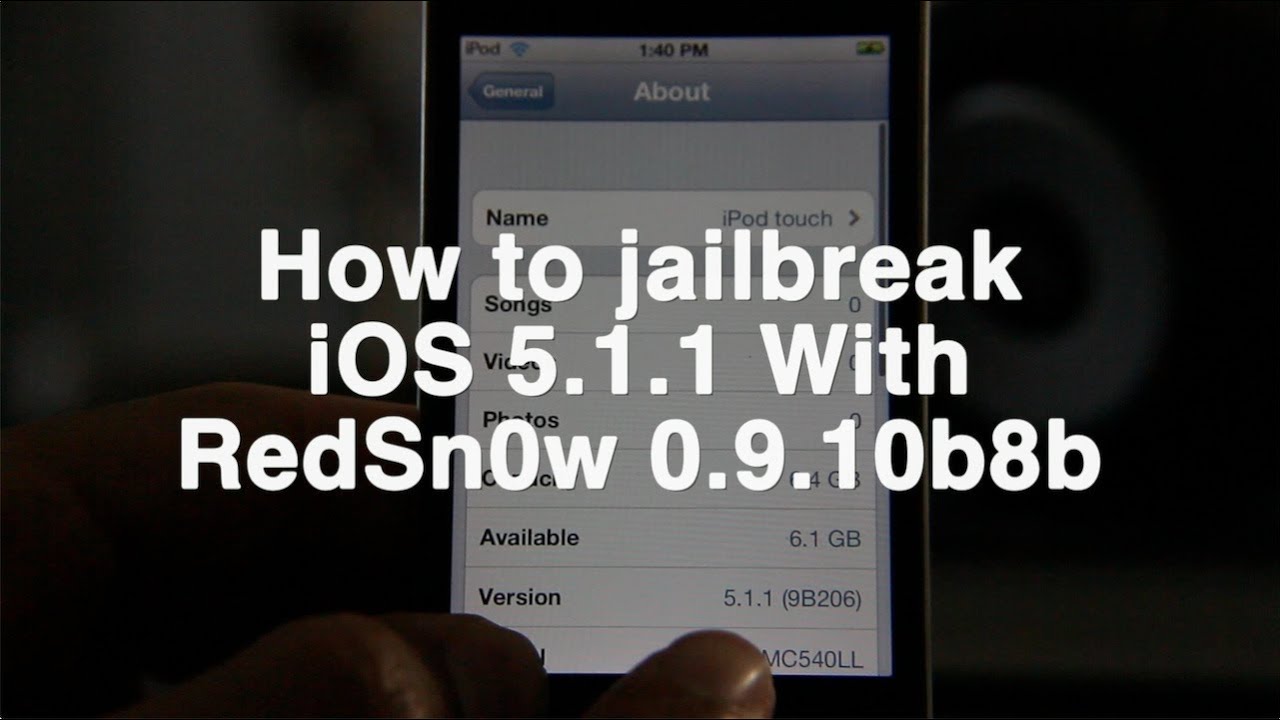 Jailbreak iOS 5.1.1 with RedSn0w - YouTube