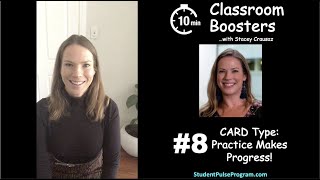 Classroom Booster #8 CARD Type - Practice Makes Progress