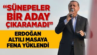 Hurbaşkani Erdoğandan Altili Masaya Sert Sözler