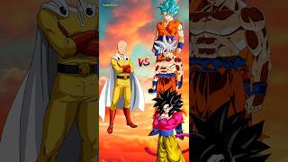 Saitama Vs Goku All Forms