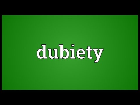 Header of dubiety