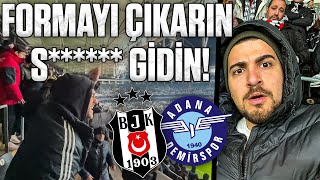 BEŞİKTAŞ TARAFTARI TAKIMINA ÇOK SİNİRLENDİ | Beşiktaş 0-0 Adana Demirspor Stad V