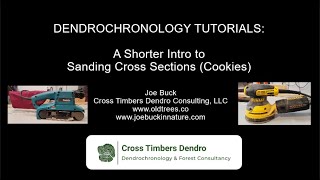 Dendrochronology Sanding Tutorial (Short Version): How to Sand a Cross Section (Tree Cookie)