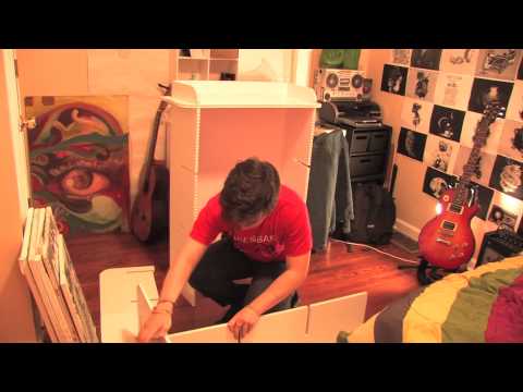 Deco Dorm Storage Shelf - 4 Bin Deco Dorm Storage Shelf - 4 Bin