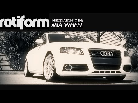 A4A A4 Avant w Rotiform MIA style wheels on WW's Ibis white 2009 Audi A4