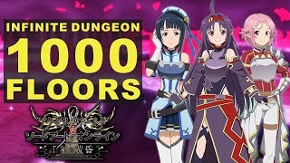 Infinite Dungeon 1000F Clear! - Accel World vs Sword Art Online