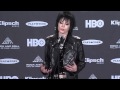 Backstage with Joan Jett at the Rock and Roll Hall of Fame Inductions 2015