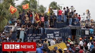 Protesters storm Sri Lanka presidential residence – BBC News