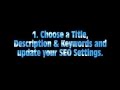 How To Get Your Website Found On Internet Web Search Engines. Five Easy Steps (SEO) Optimization