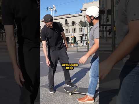 STRANGER does his FIRST OLLIE!?  #skateboarding #brailleskateboarding #skateboard