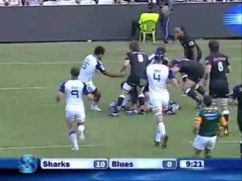 Super Rugby 2011 Rd.2  Highlights - Sharks vs Blues - Sharks vs Blues - Super Rugby 2011 Rd.2  Highl