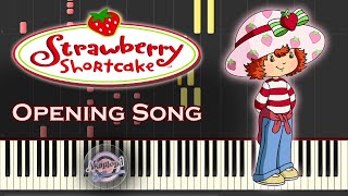 Strawberry Shortcake Opening Piano Cover Synthesia Tutorial