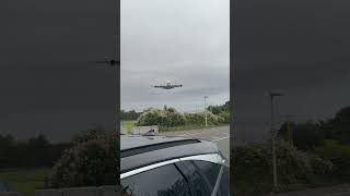 Emirates A380 Low Over Head At Egcc
