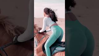 Sheikha Mahra Sister Riding A Horse