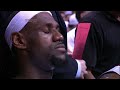 LeBron's 'meditation' during the timeout