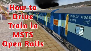 How To Drive Train In Msts Open Rails Msts Indian Railways Games Platform