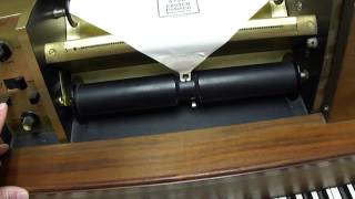 Completed Janssen Player Piano Test