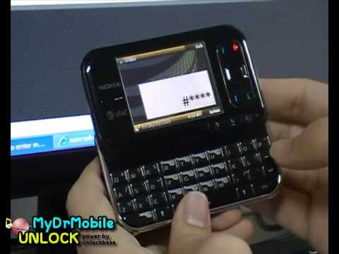ปลดล็อค 6760s 6790s โนเกีย unlock nokia 6790 surge BB5 at&t sim