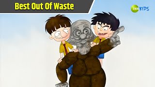 Best Out Of Waste Badrinath And Budhdeb Comedy Cartoon Hindi Cartoon Zee Kids