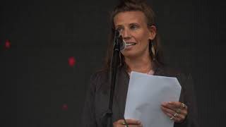 Isa Kriens - Manifestatie Vrouwen voor Vrijheid. Haarlem, 19 juni 2021