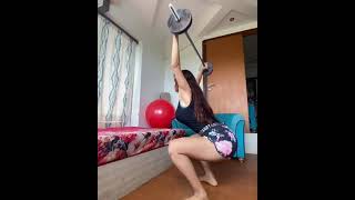 Anveshi Jain Squats Exercise