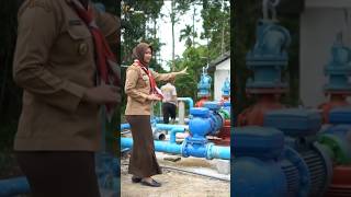 Bu Kades Cek Proyek Pemasangan Pompa Air Desa