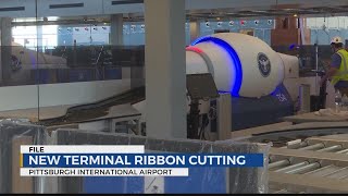 Pittsburgh International Airport Held A Ribbon Cutting For Its New Terminal