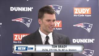 Tom Brady Week 15 Patriots vs. Steelers postgame press conference