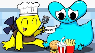 Zai Zai Meow Meow Meme 8 Rainbow Friends Chapter 2 Yellow And Cyan