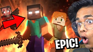 RISE OF HEROBRINE - The Most EPIC Minecraft Animation😱