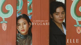 Angga Yunanda & Shenina Cinnamon Explore Culture Full Of Colour In Seoul Elle Indonesia X Bulgari