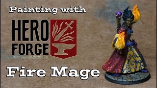 Painting With Heroforge 11 Painting A Fire Mage