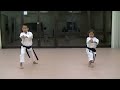 JKA/ Mahiro & Masaki practice Heian shodan-godan and Tekki shodan part 1