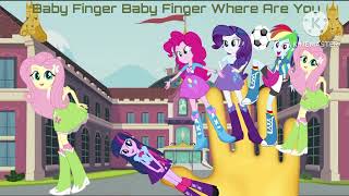 Equestria Girls Finger Family Song Nursery Rhymes For Kids