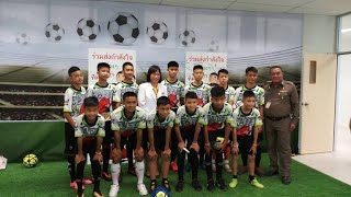 Thai soccer team and coach released from hospital, talk about rescue Thai soccer team and coach released from hospital, talk about rescue