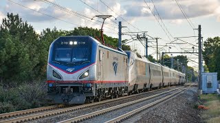 Must See Amtrak Acs-64 Rescues Acela Express More Mansfield, Ma Station 82522
