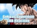 Goku vs Superman Epic Rap Battles Reaction Video!