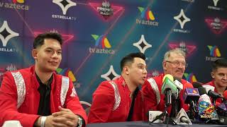 Banda LA ARROLLADORA presentes en Premios de la Radio 2022 en Expo Santa Fe Ciudad de Mexico