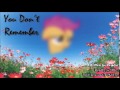 Pony Tales [MLP Fanfic Readings] ‘You Don't Remember’ by Regidar (sadfic)