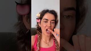 Toothpaste And Brush In Mouth