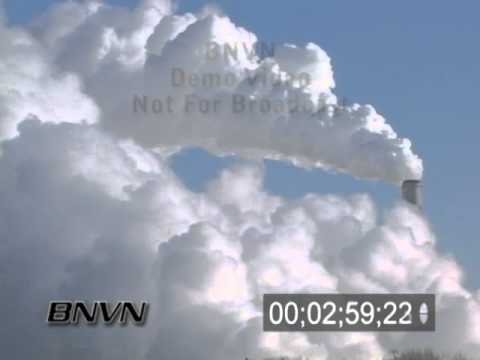 12/12/2007 Smoke Stack Stock Footage