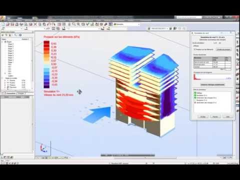 Le vent avec Autodesk Robot Structural Analysis Professional 2015