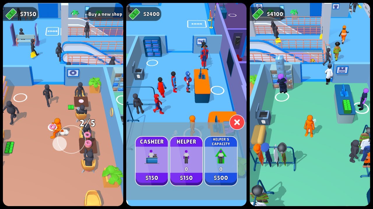 Happy Mall: Shop Tycoon Mobile Game | Gameplay Android & Happy Mall: Shop Tycoon Mobile Game | Gameplay Android &