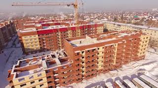 Видео ЖК "Вишневый", ул. Лядовская - аэросъемка март 2018 от Строительная группа Развитие, Лядовская улица, Пермь, Россия