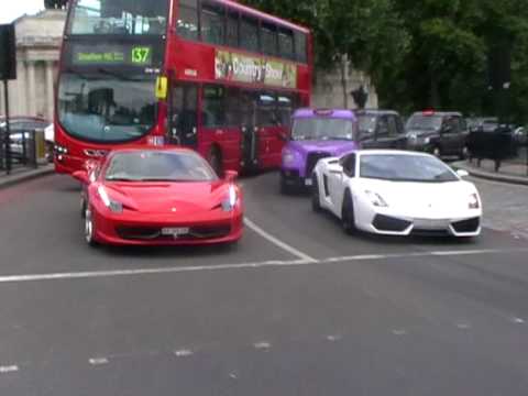 Ferrari 458 Vs Lamborghini LP5604 Ferrari 458 Vs Lamborghini LP5604