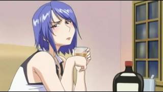 Sexy anime kissing